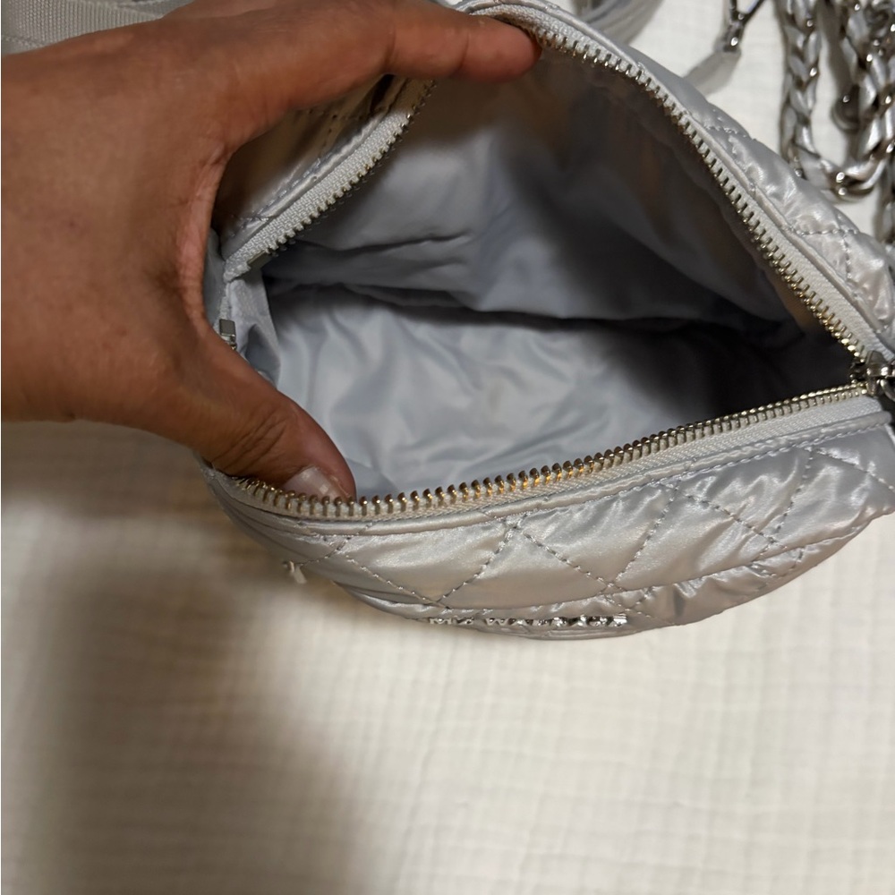 MZ Wallace Mini Crosby Metallic silver bag - Picture 6 of 7